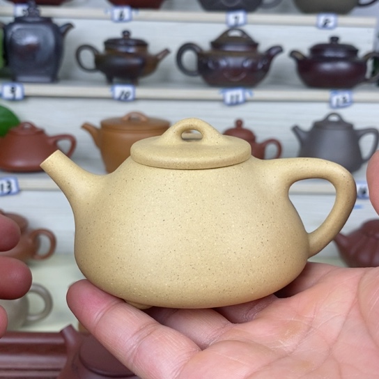 紫砂茶壶160cc半手工子冶石瓢