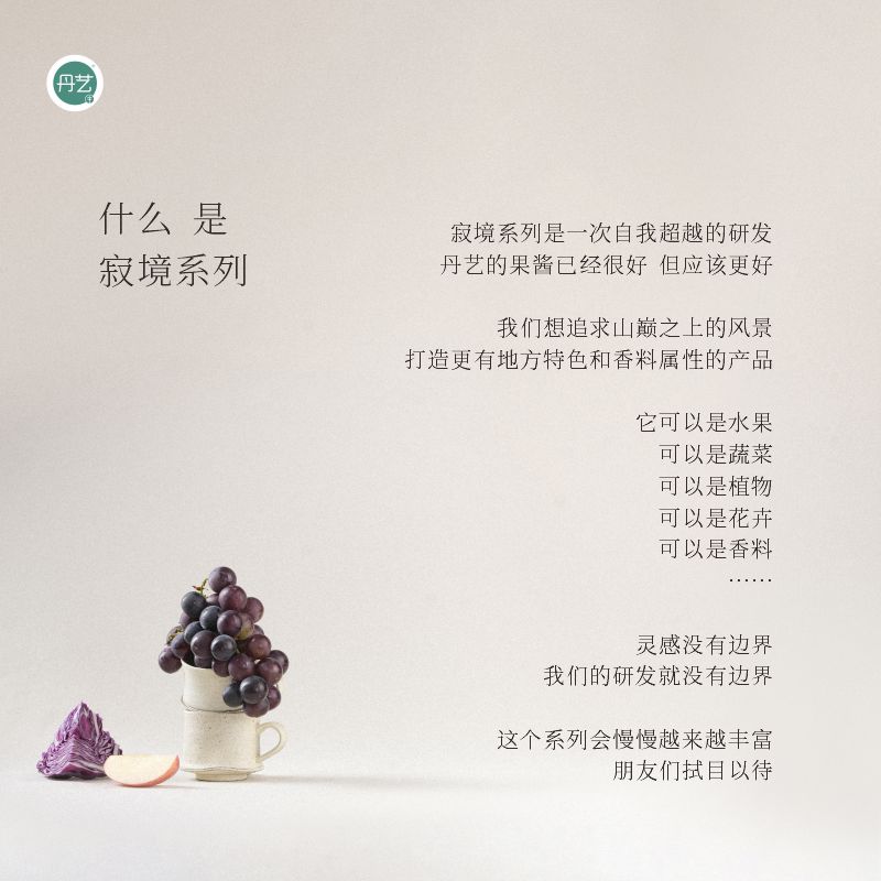 丹艺4.0寂境系列咖啡奶茶店番茄油柑 西柚 葡萄 黄皮果酱羽衣甘蓝