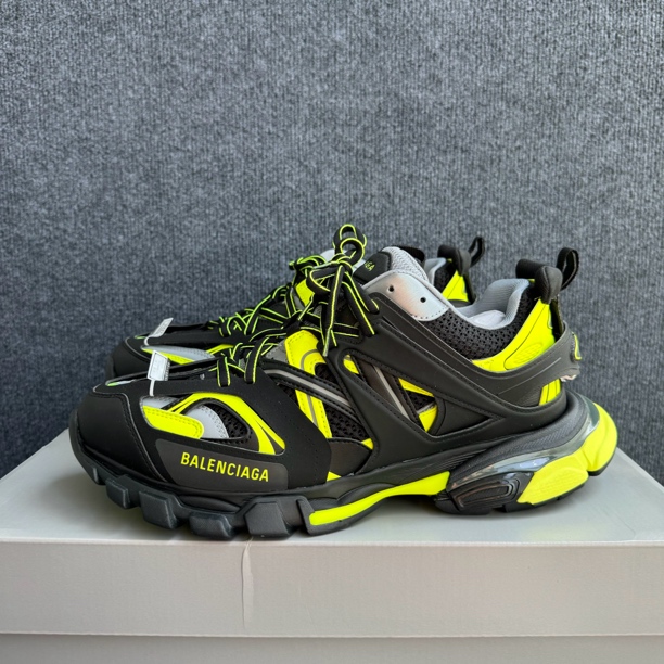 未使用 Balenciaga/巴黎世家 44码 track 黑黄 老爹鞋 原盒配件