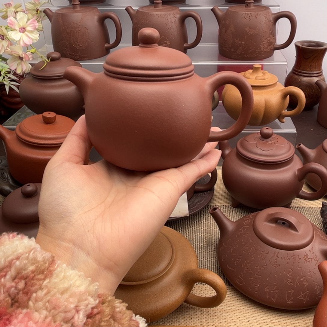 紫砂茶壶紫泥匏尊壶260cc