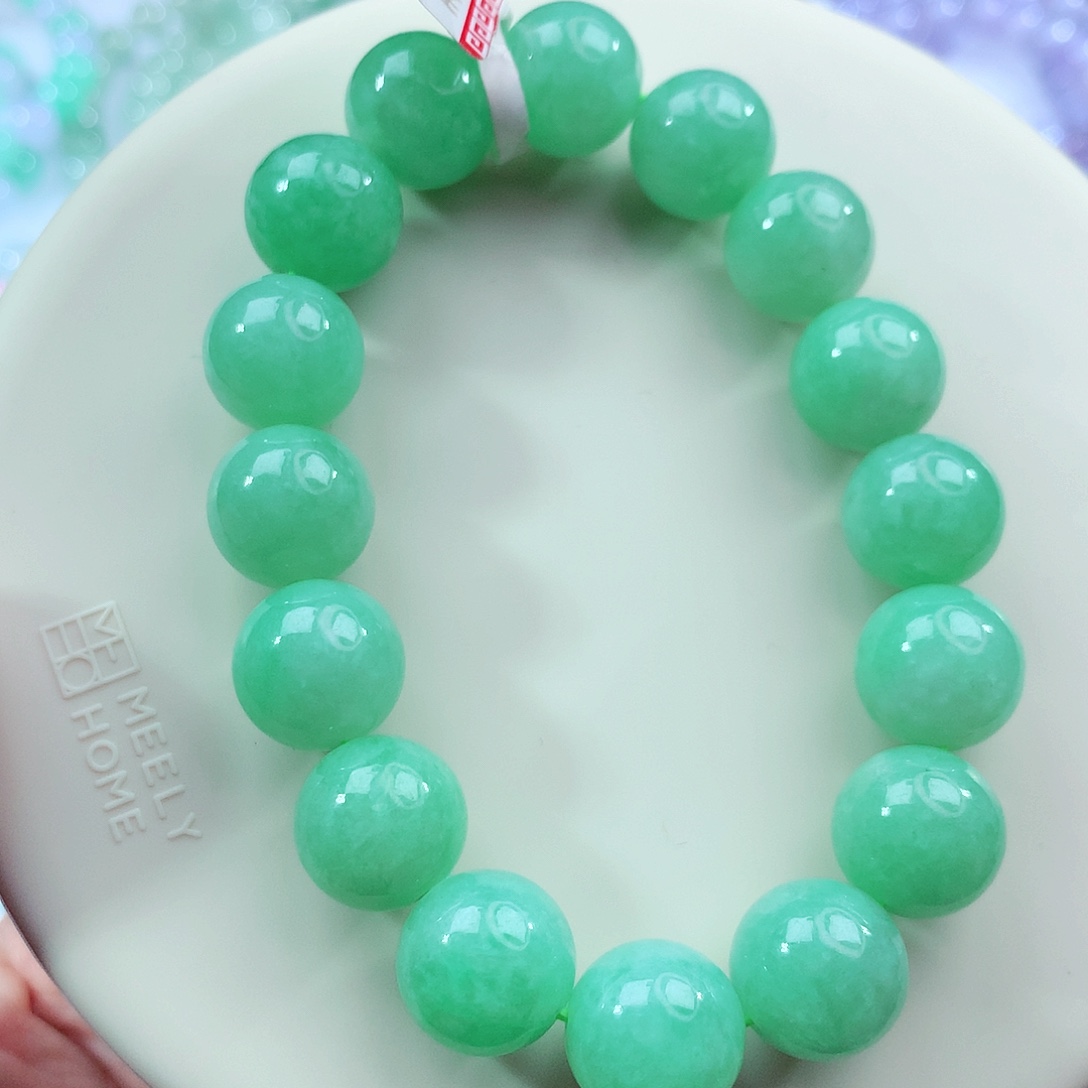 翡翠未镶嵌手链卡12.5