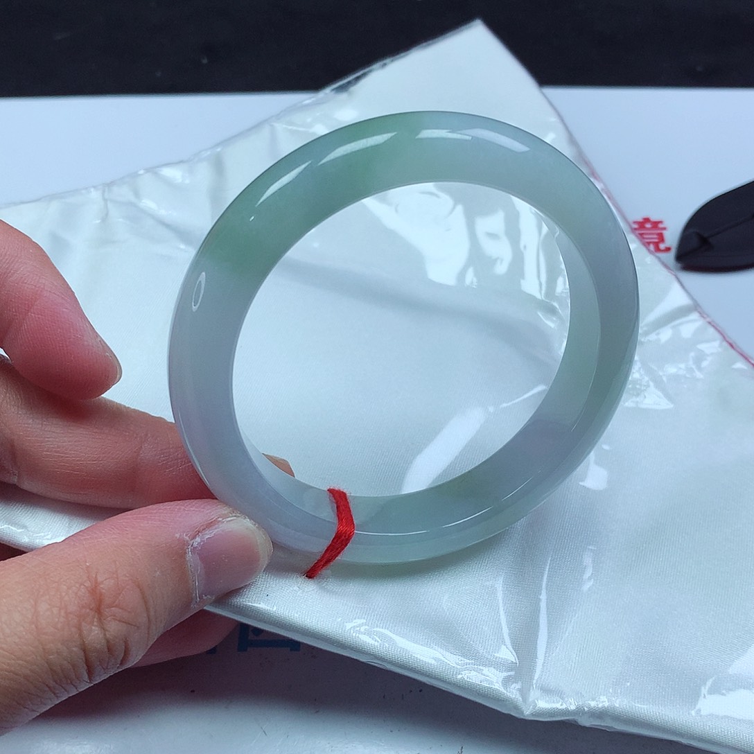 翡翠手镯未镶嵌57正圈