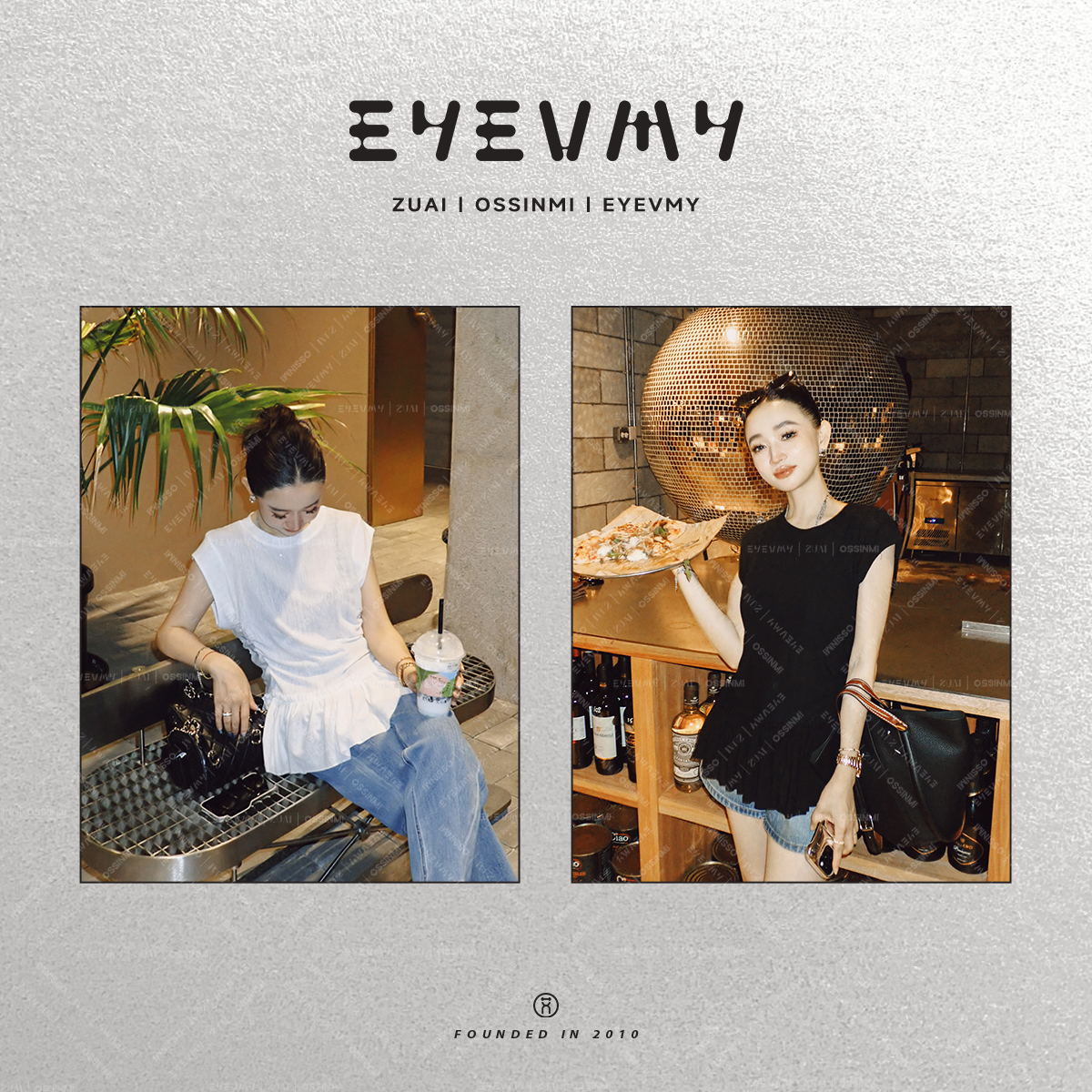 【风吟衫】】无袖背心微透双层木耳边外穿针织衫WT51BFU079