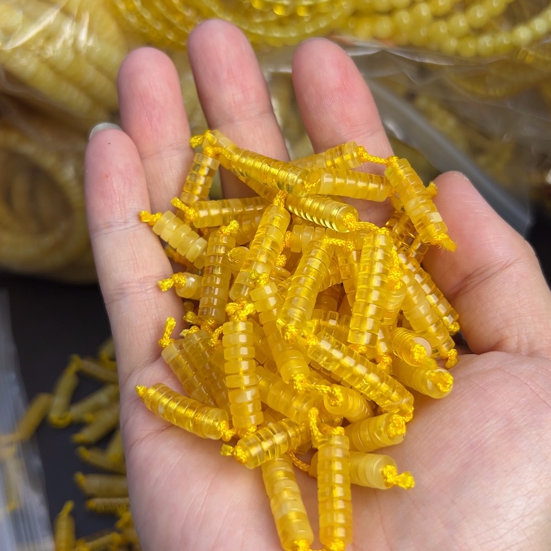 琥珀未镶嵌手链隔片直角多样发三组