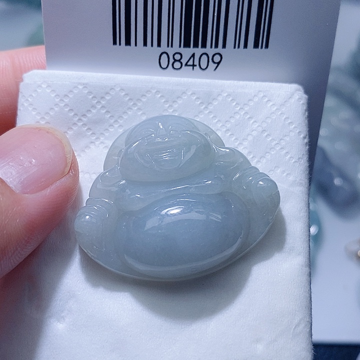翡翠未镶嵌颈饰小