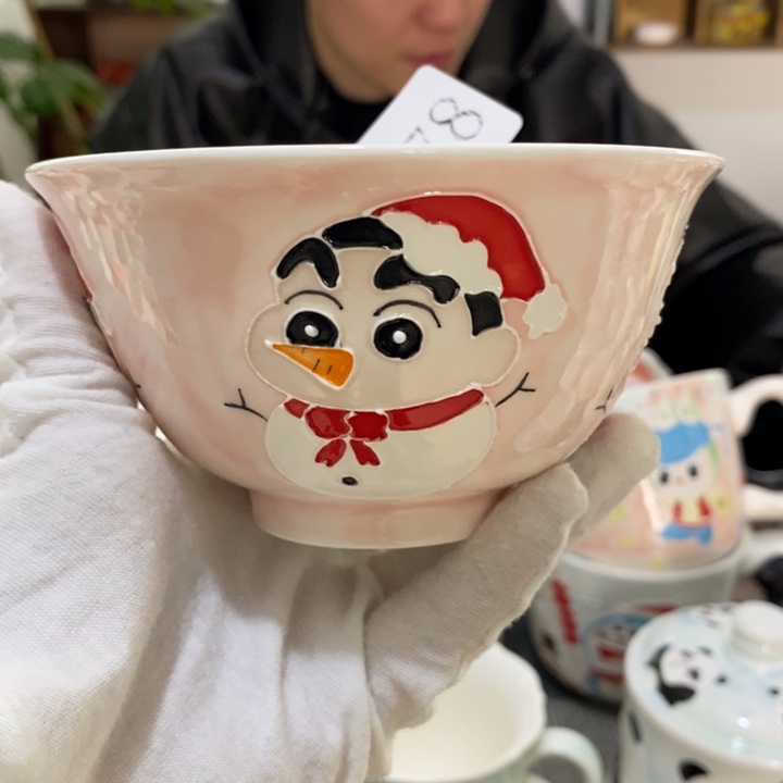 杯景德镇釉下彩手绘