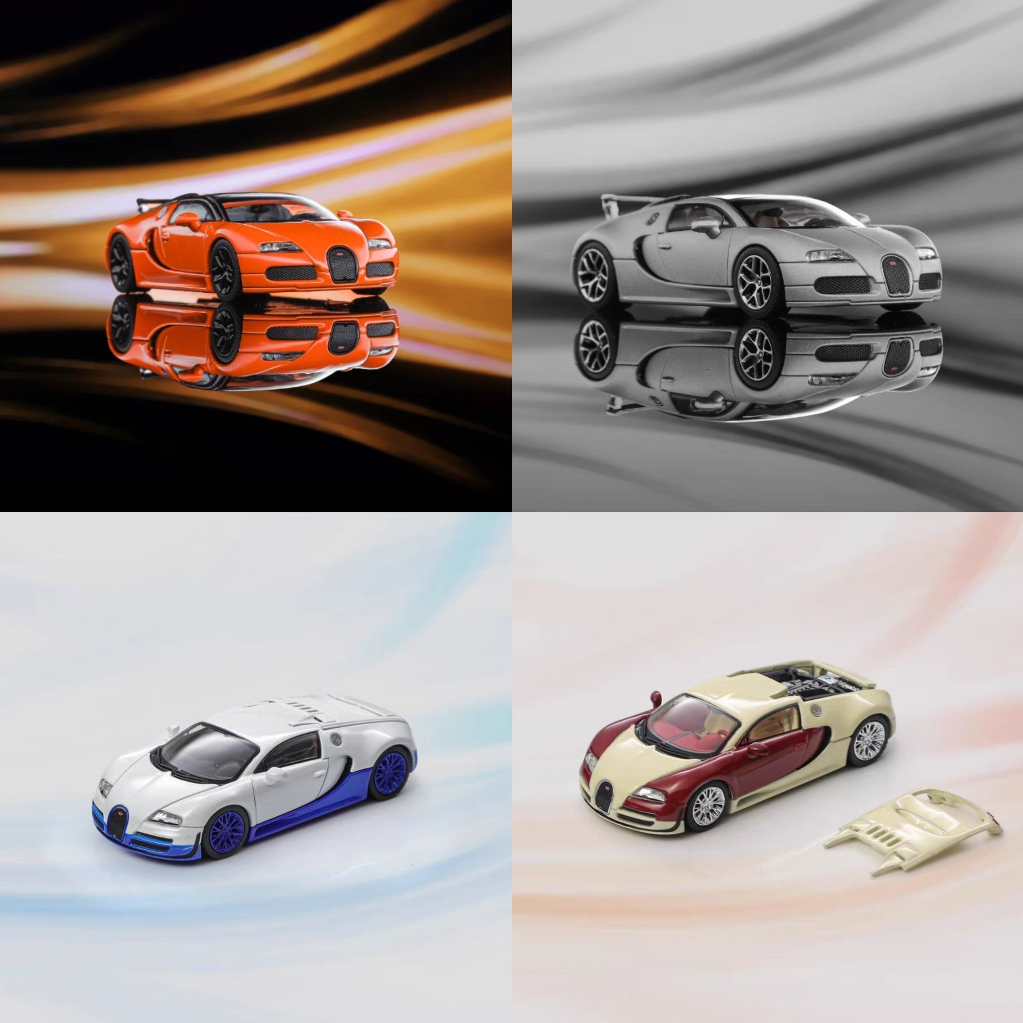Mortal 1:64 布加迪 威龙 Veyron Super Sport 合金汽车模型