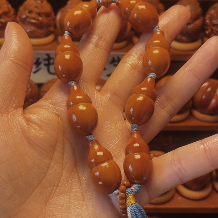 用***9把件橄榄核小橄榄葫芦手串