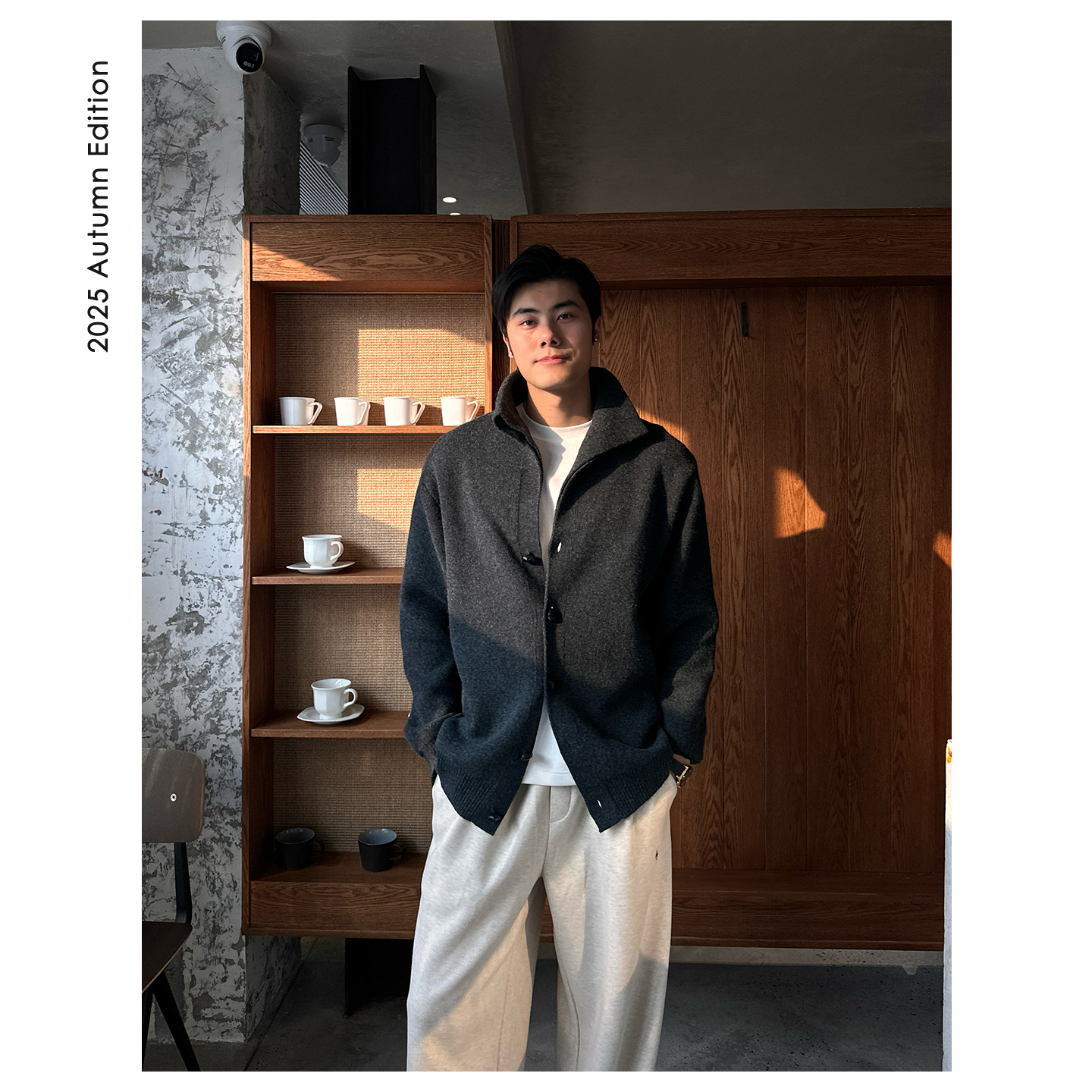 ZICHENG B*V家同款冬上新羊毛混纺毛衣休闲舒适百搭男女同款