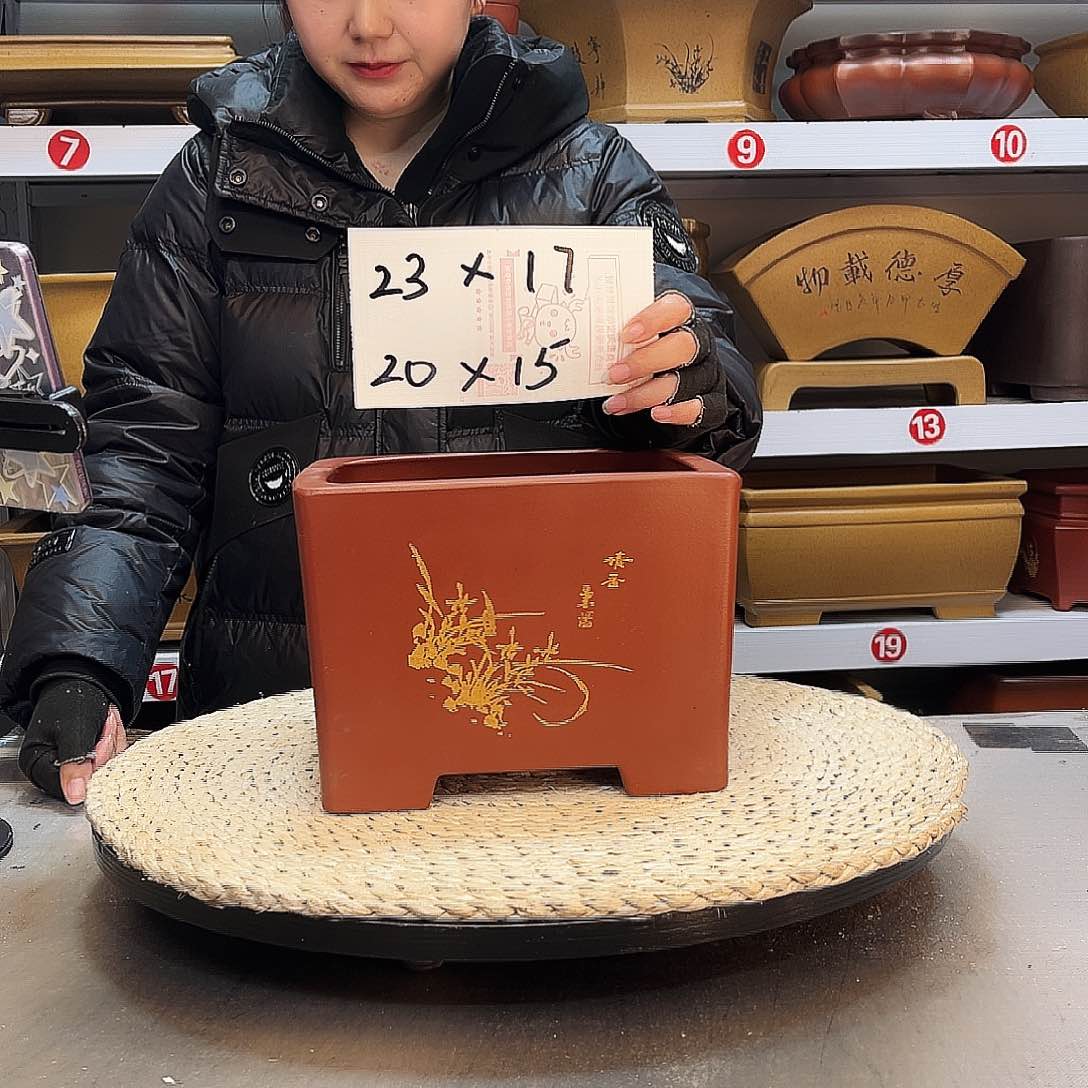 紫砂花盆紫砂花盆