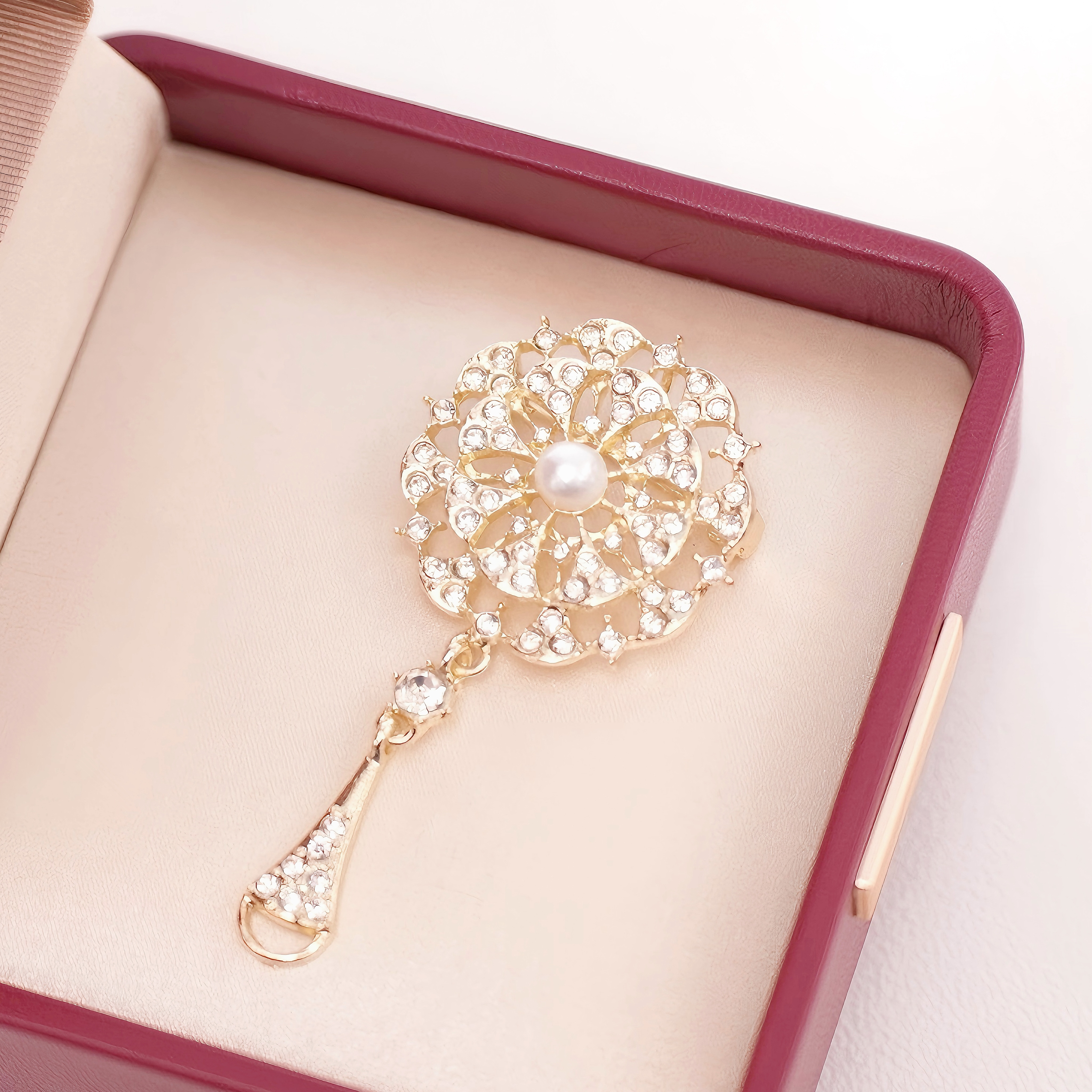 【小彤专属】【新粉必抢】天然淡水珍珠世世缘胸针RY81021