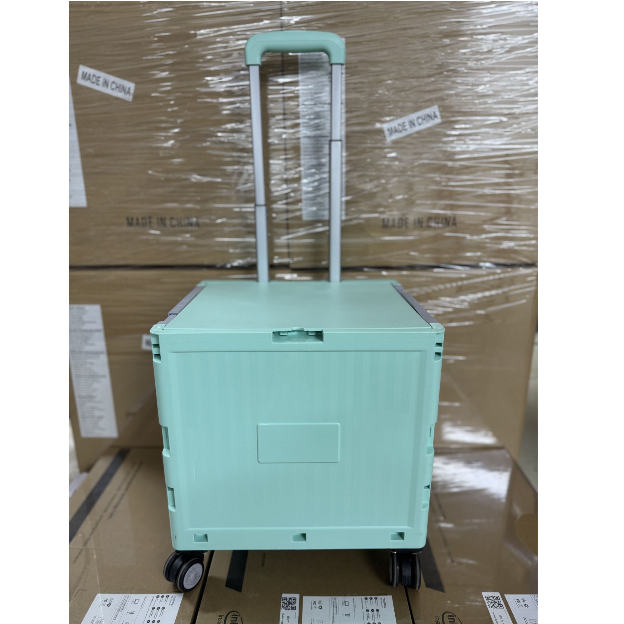 买菜小拉车超市购物小推车折叠款网红家用拿取快递手推车 LY