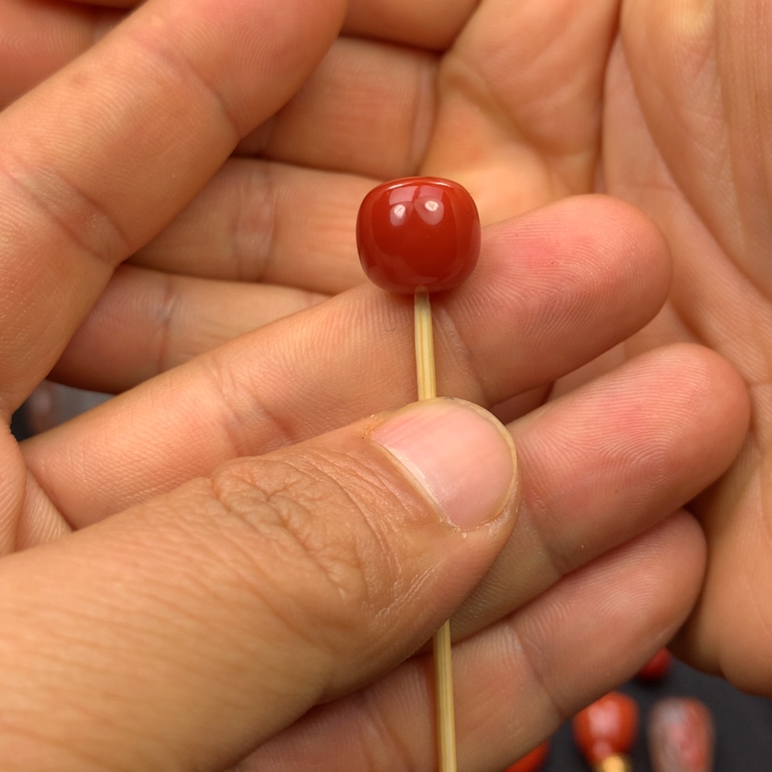 南红玛瑙珠子未镶嵌H**A