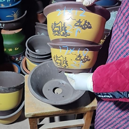 宜兴紫砂花盆清清楚了吗