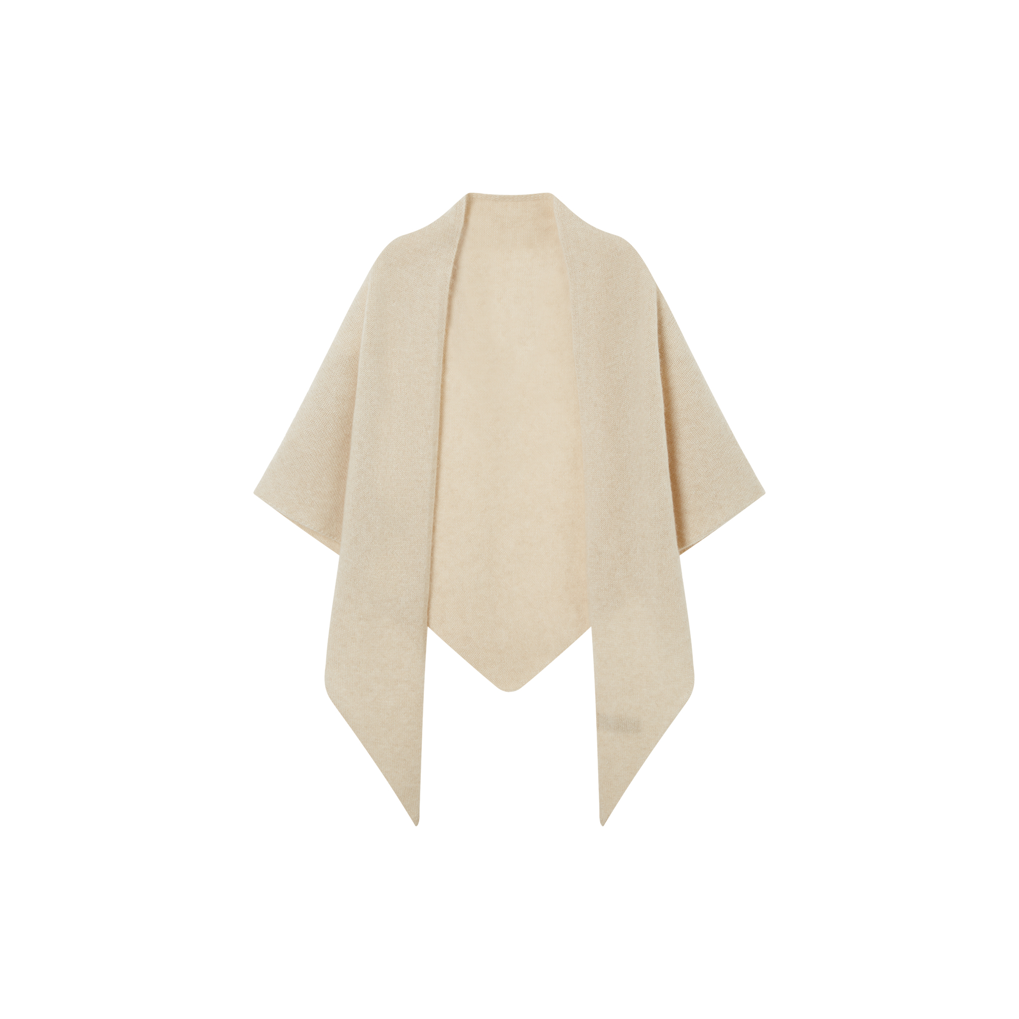 【经典】纯色三角百搭针织羊绒围巾BM00229