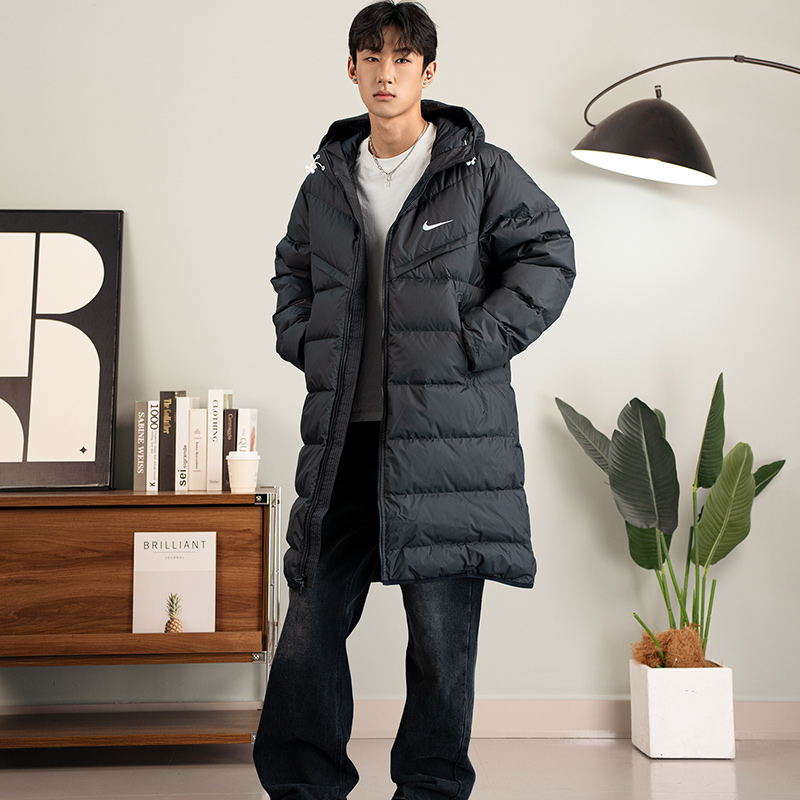 「保暖穿搭」Nike耐克中长款羽绒服男新款Storm-FIT加厚保暖外套
