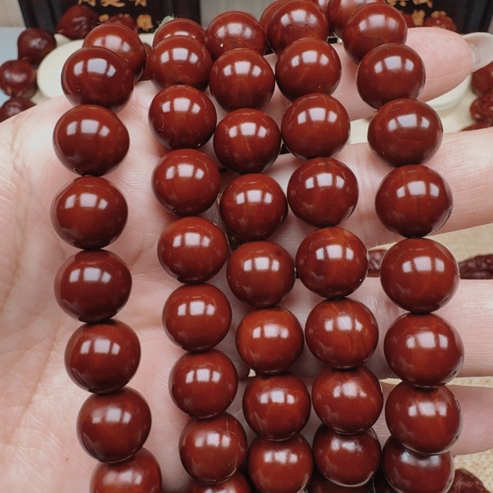 戏*正圆光珠精品橄榄核88