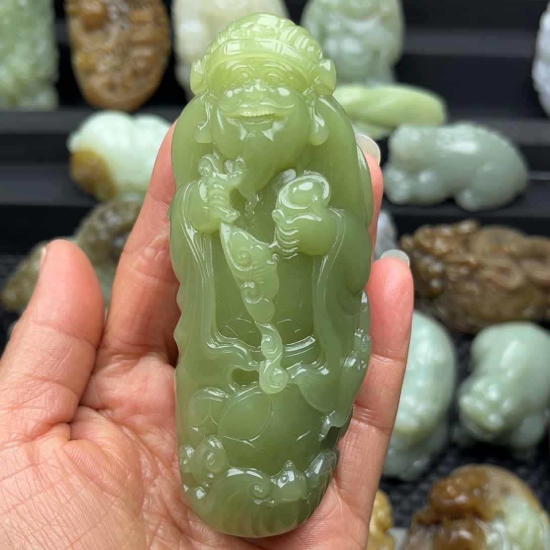 和田玉把件未镶嵌异*君