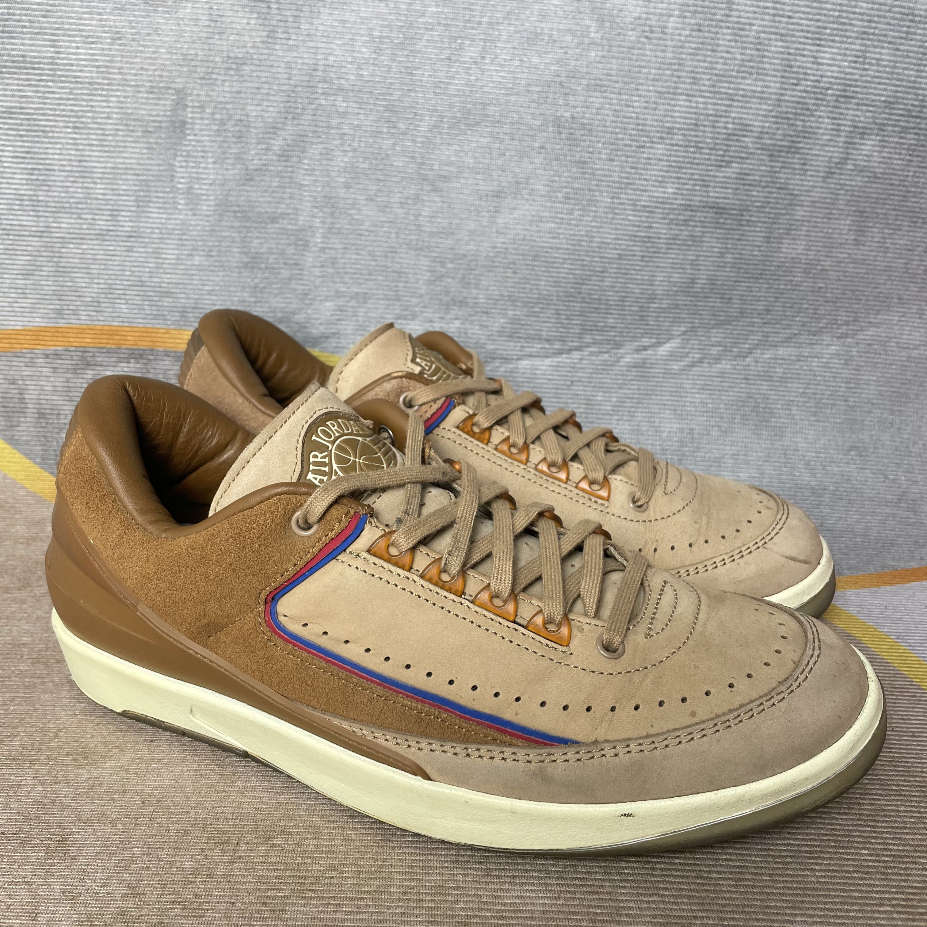 90新 NIKE/耐克 44码 AJ2 休闲鞋 Two 18联名 棕色 潮流复古 无盒