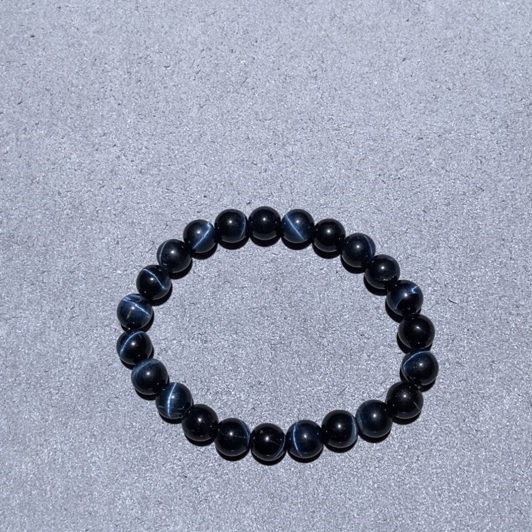 未镶嵌水晶手链蓝虎眼8m