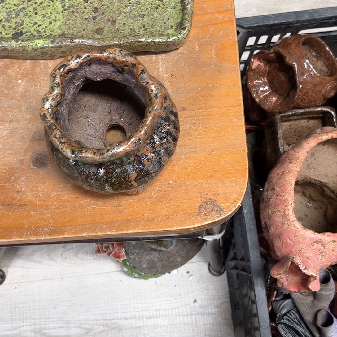 泥塑༻****༺古镇炻陶花盆