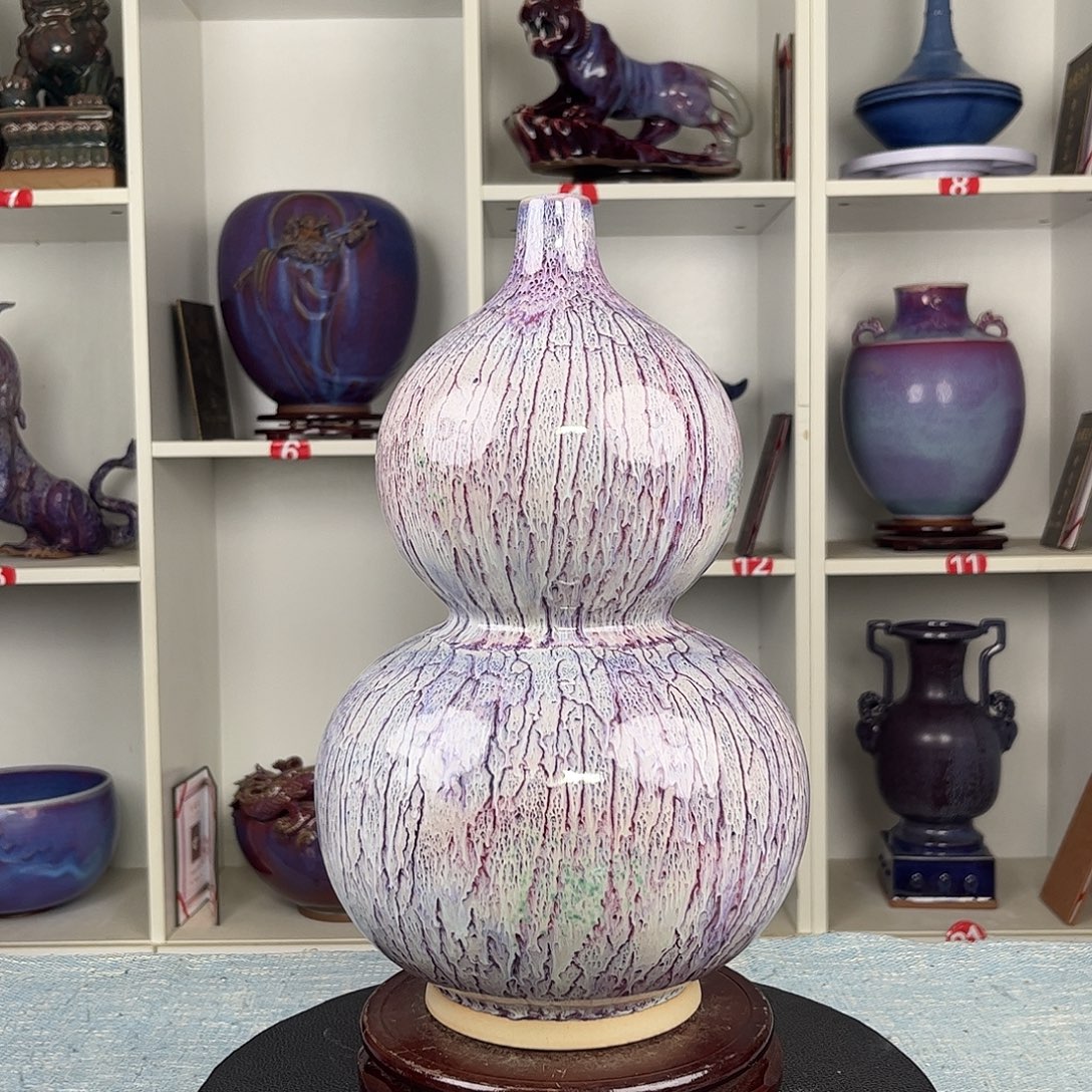 瓷片摆件……葫芦 福禄。无礼盒