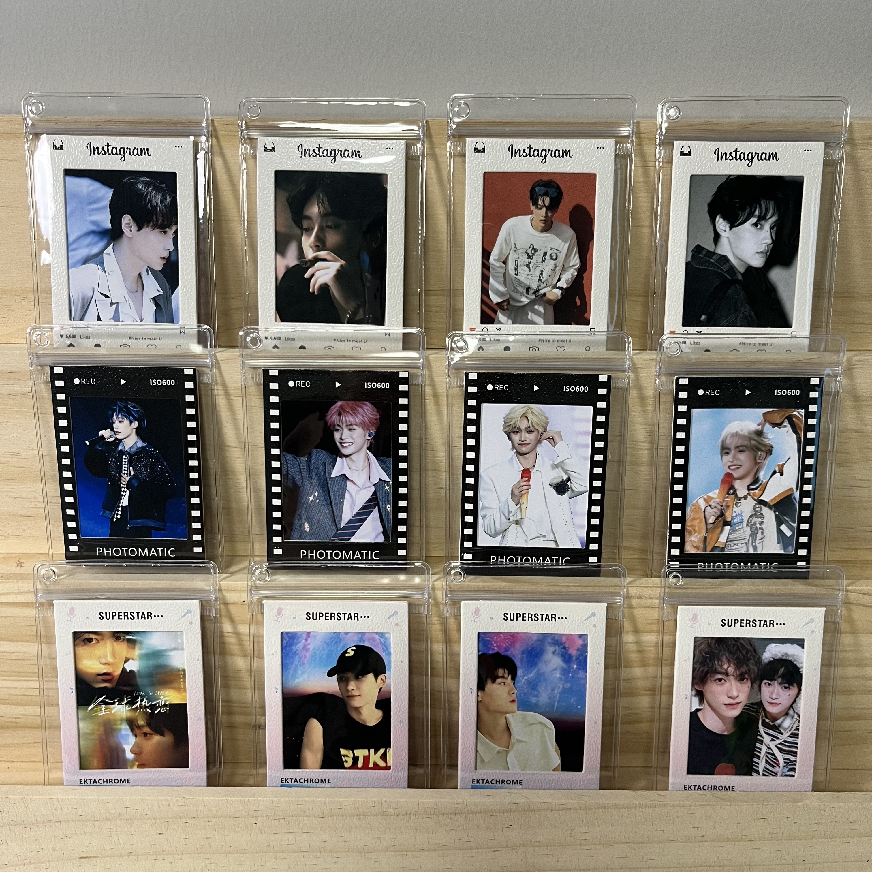 逆爱顺恨 3寸双面小卡 卡面自选 带透明保护套