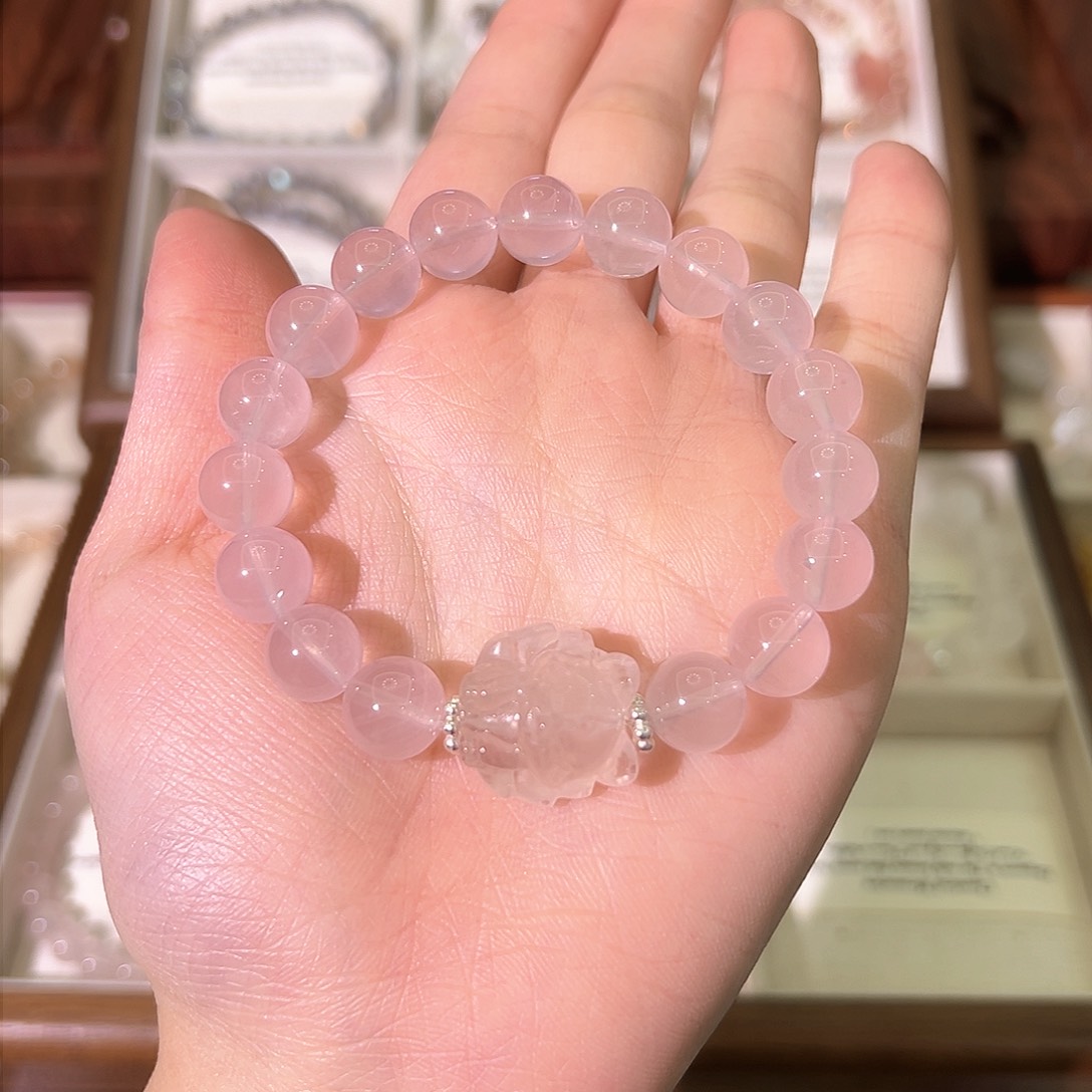 水晶手链未镶嵌粉水