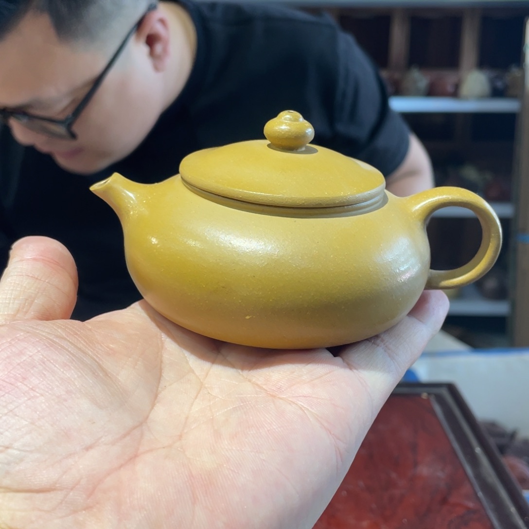 茶壶紫砂大大包浆性