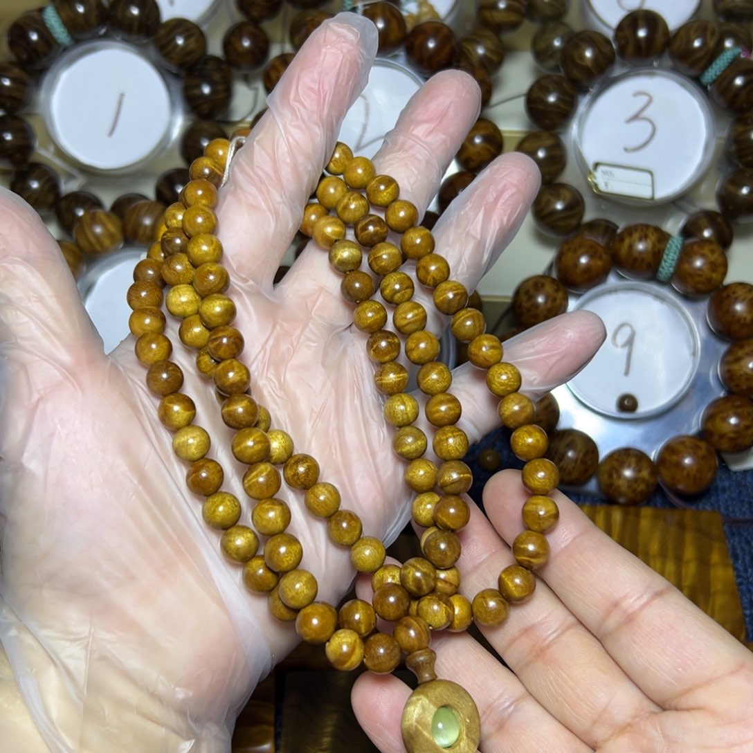 金丝楠手串/手链0.8*108