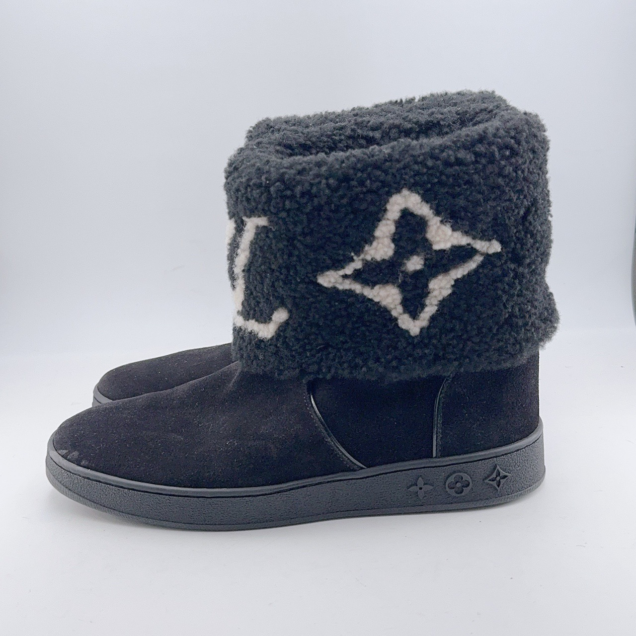 95新 LouisVuitton/路易威登 36码/98新/黑色泰迪雪地靴