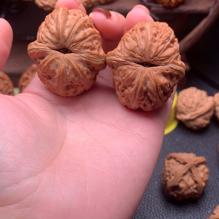 晨***宇吊坠文玩核桃元宝46