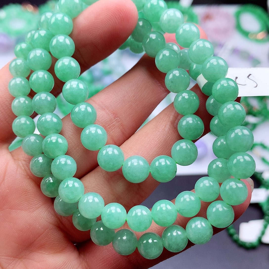 未镶嵌手链翡翠手串