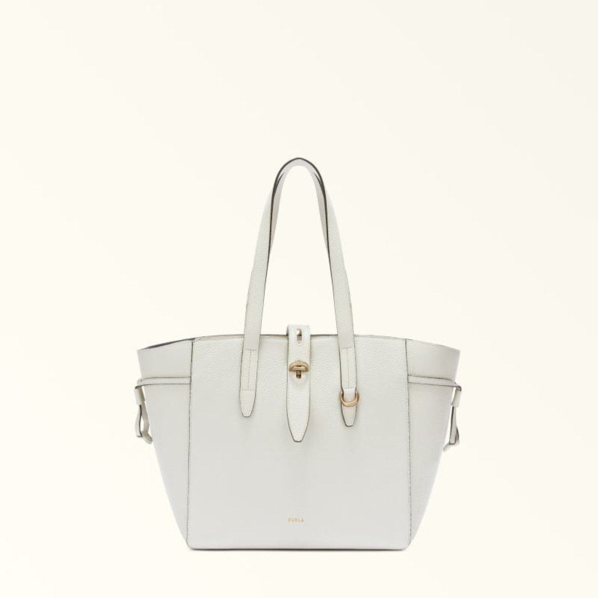 FURLA｜FURLA NET菜篮子牛皮中号女士通勤手提托特包