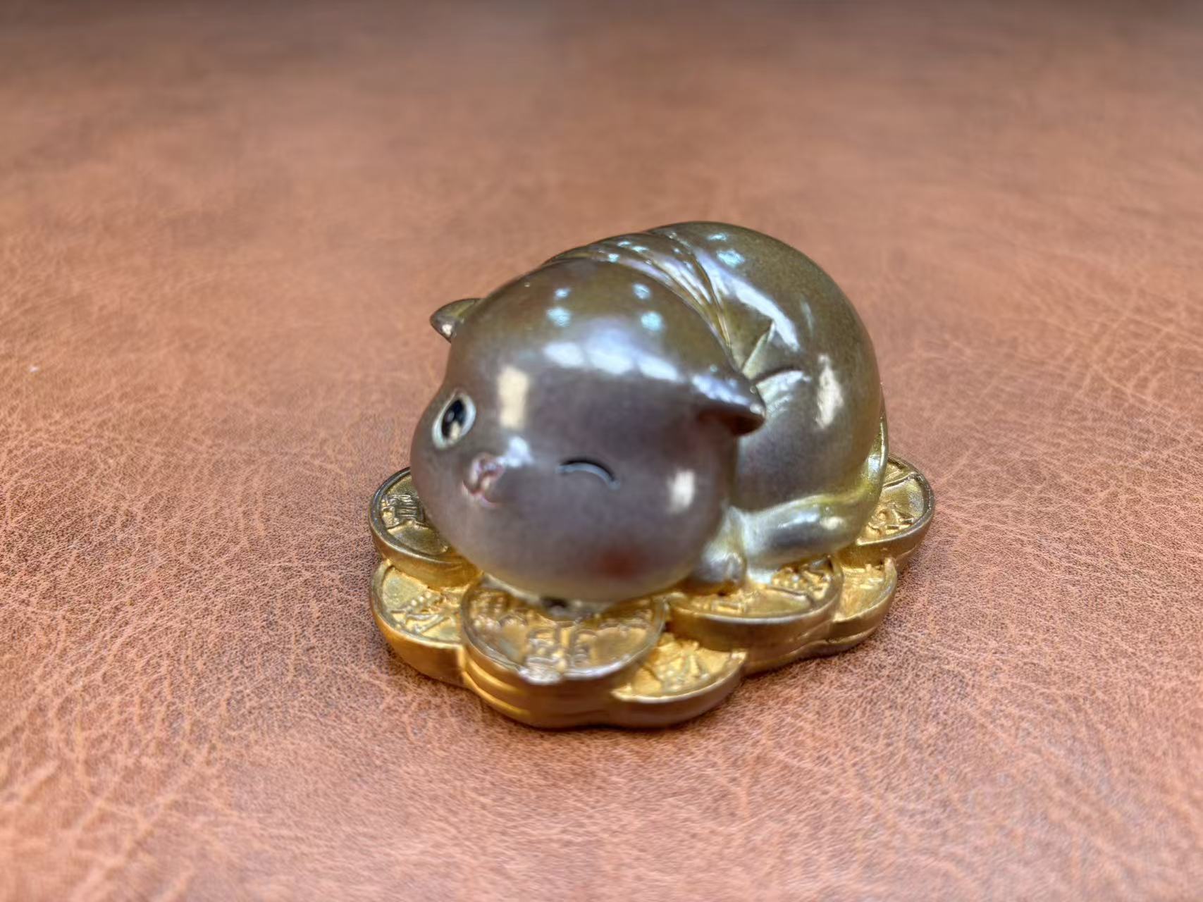 变色招财猫茶宠-4911-0104