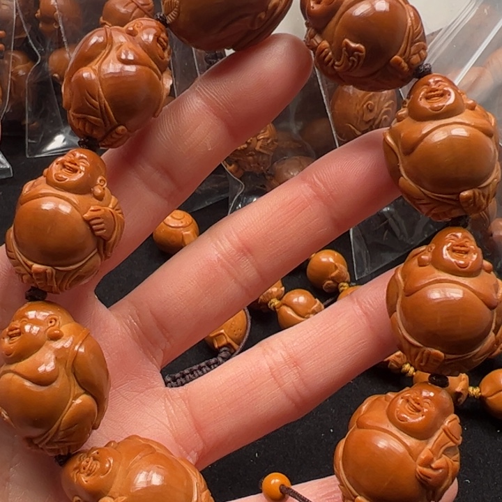 放***我橄榄核手串19米勒