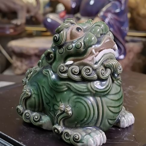 绥***业石湾公仔陶瓷摆件