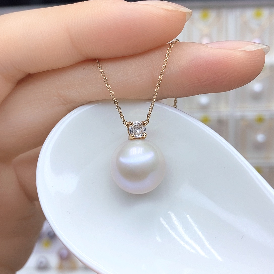 淡水珍珠合金颈饰