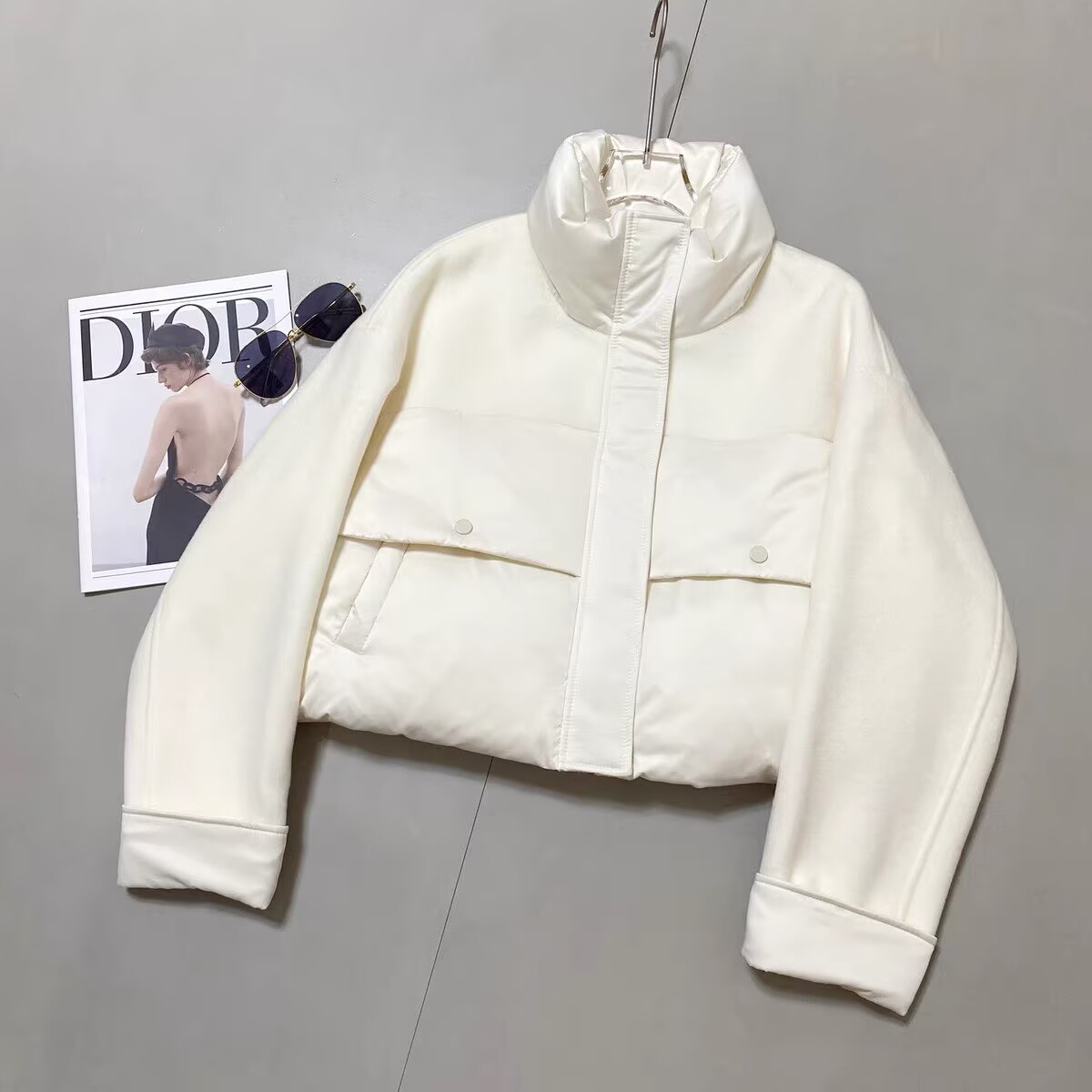 【锦衣服饰】MXY 8132 新国标90绒立领拼接短羽绒外套