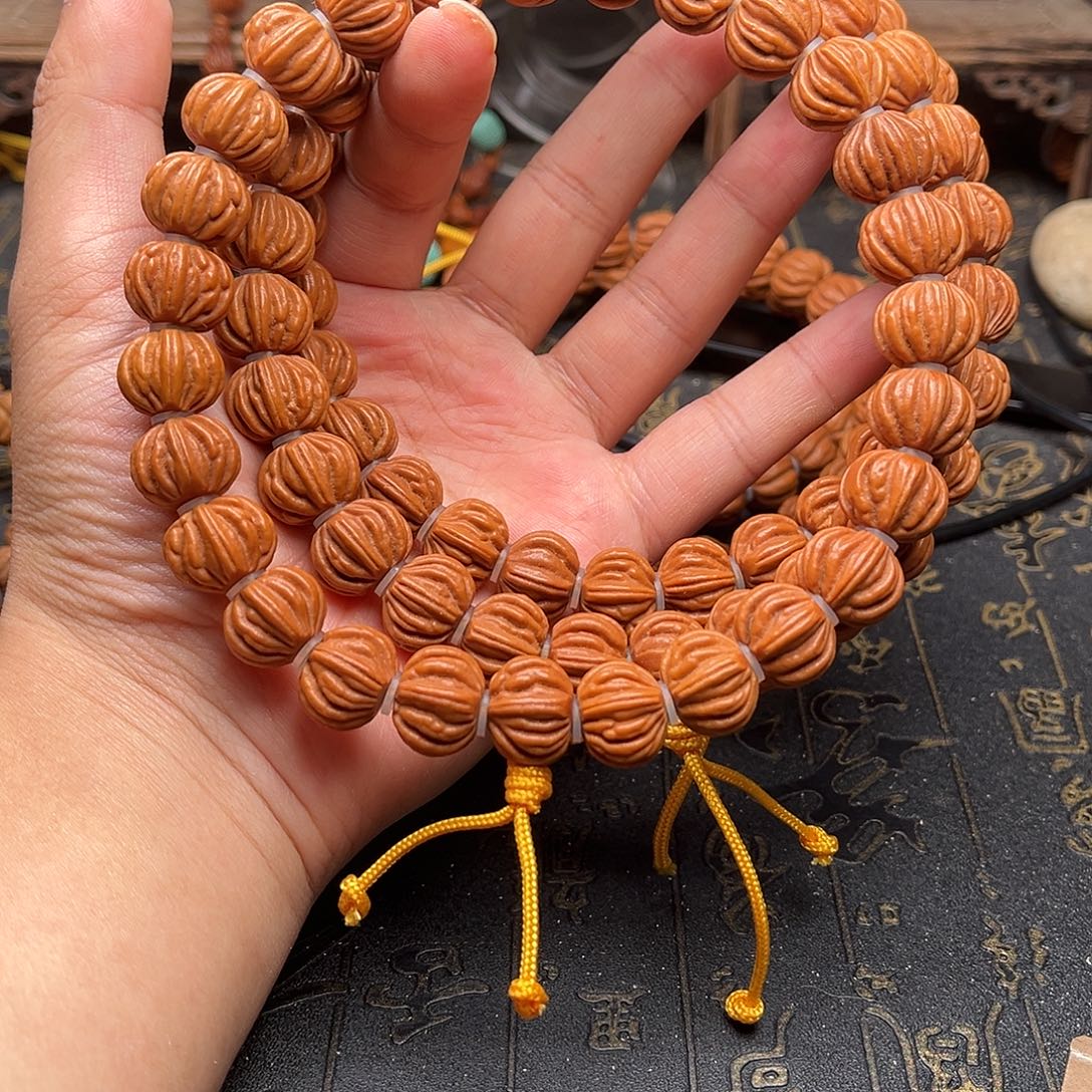 吊坠桃核佛手手持