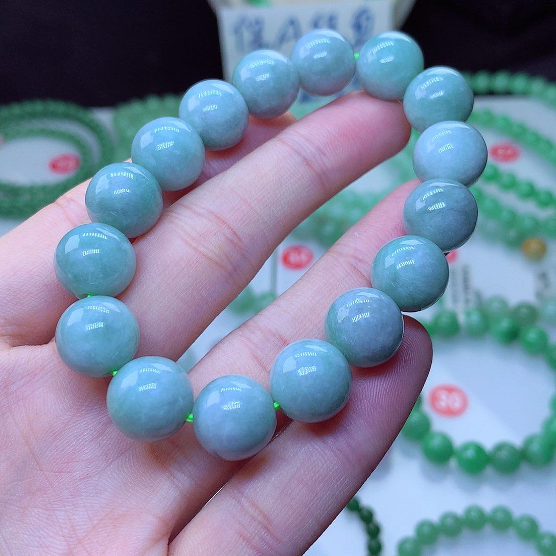 翡翠毛衣链未镶嵌