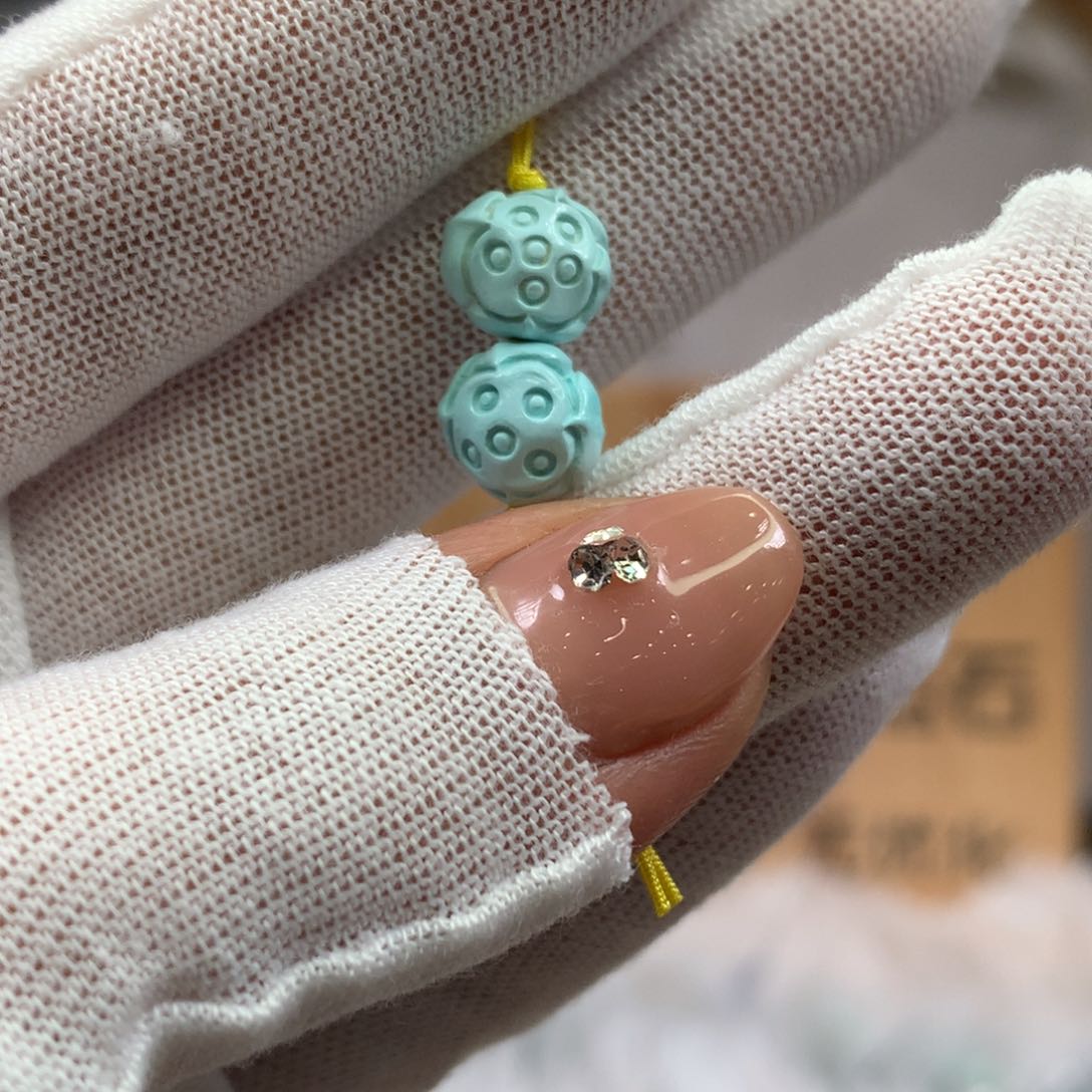 绿松石未镶嵌挂件