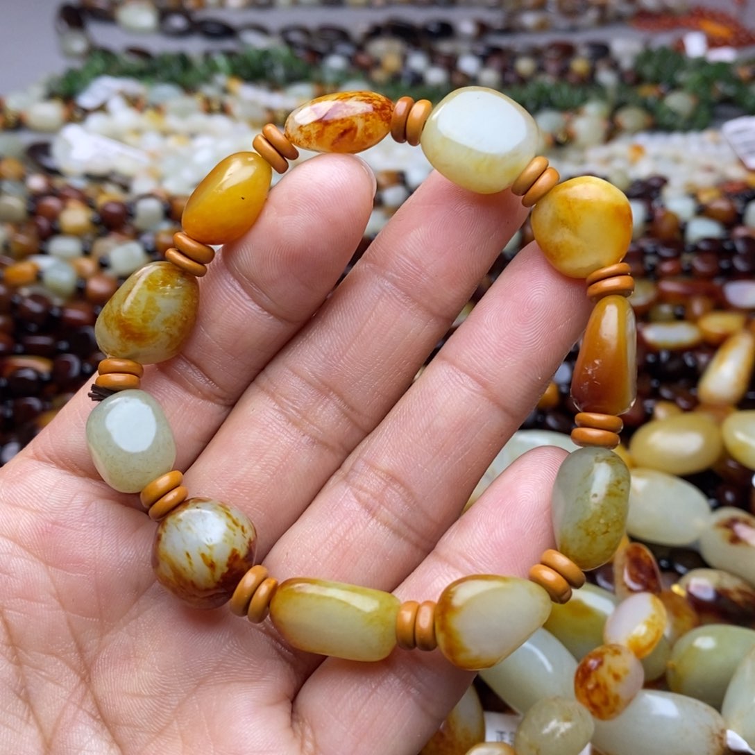 和田玉手链未镶嵌