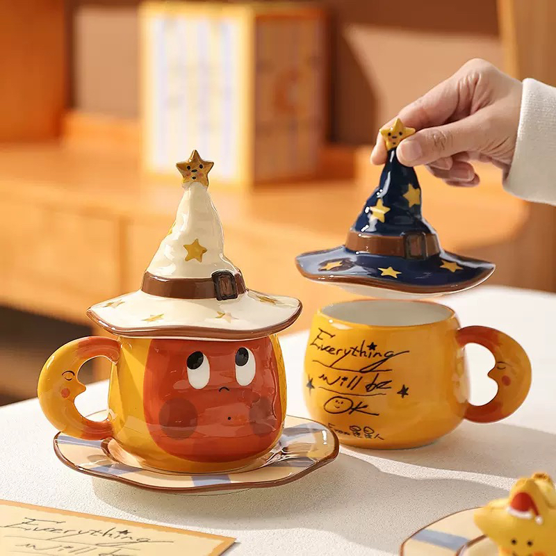 星星人 联名魔法师考拉马克杯礼盒 情侣闺蜜老师长辈生日节日礼盒