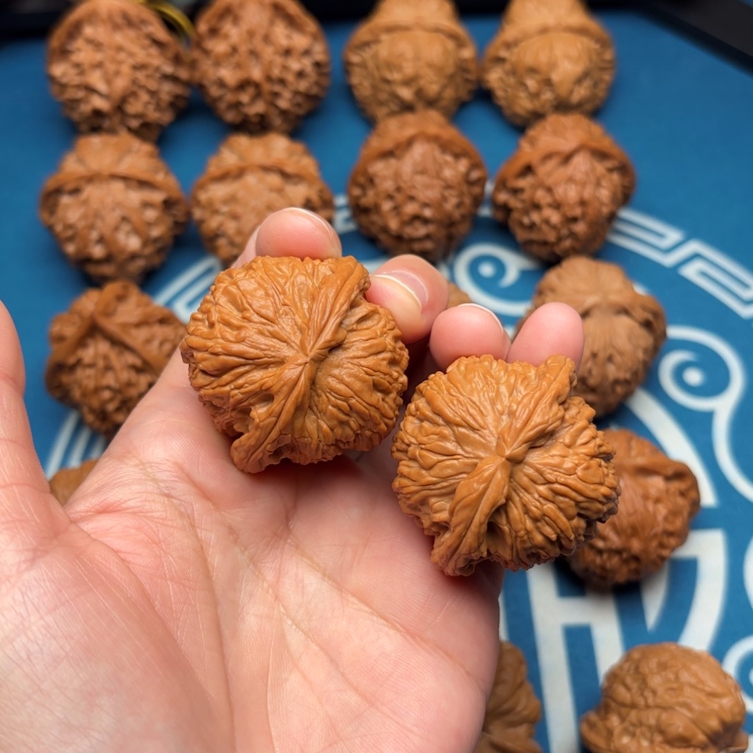 吊坠文玩核桃白狮子43