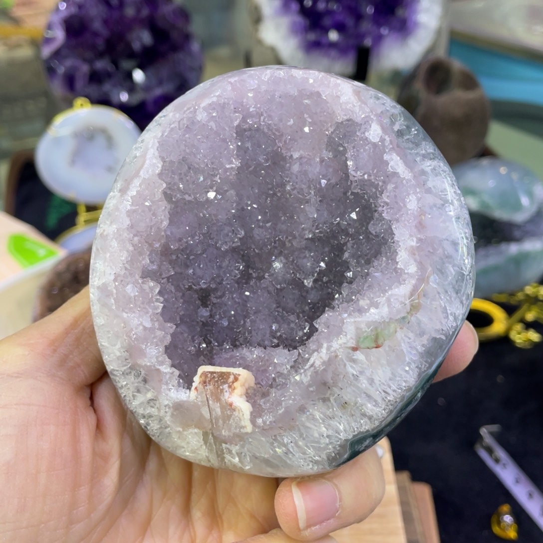 紫晶银S925镶嵌大型摆件（非配饰）