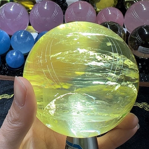 水晶水晶球摆件未镶嵌