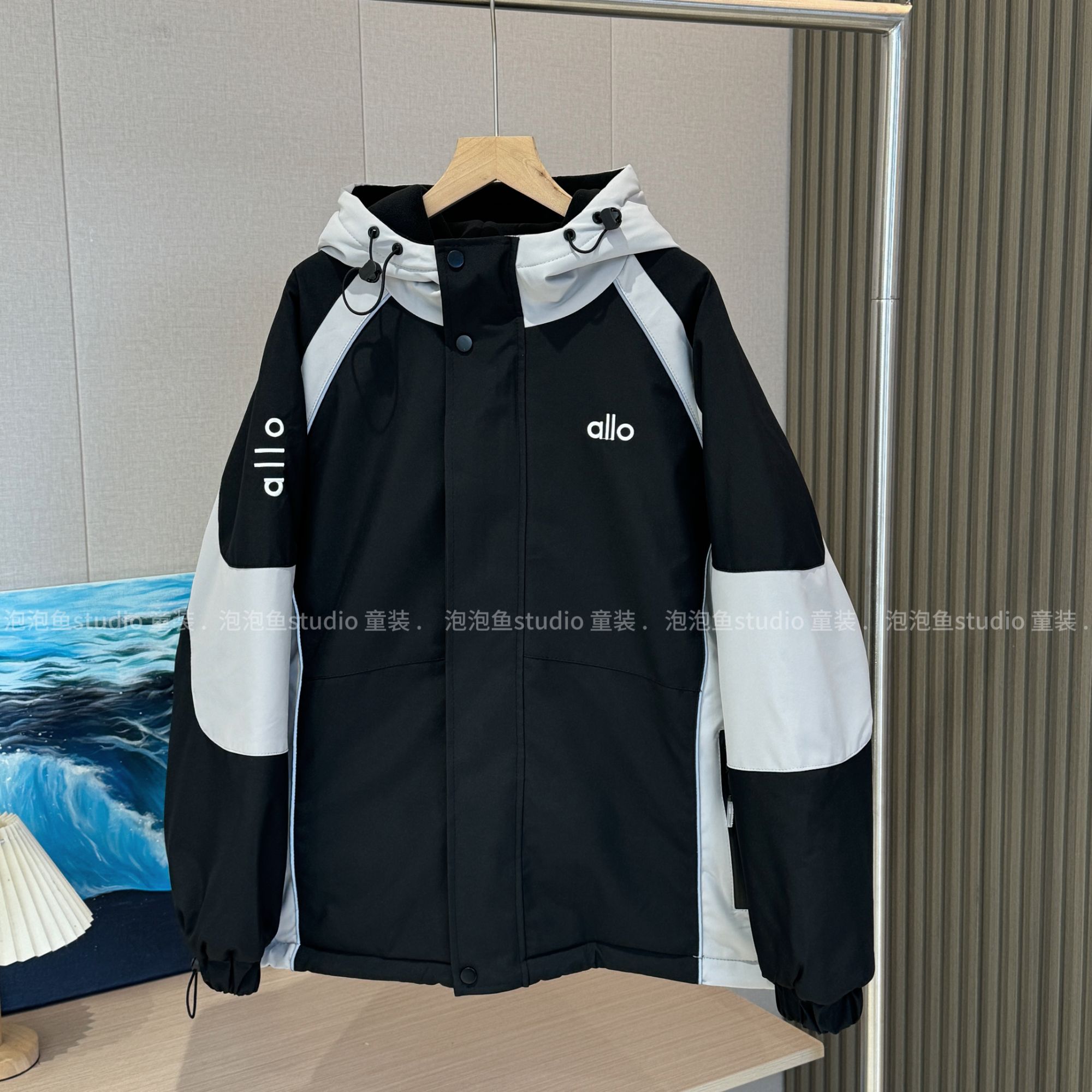 2025冬装新款儿童连帽韩版棉服中大童加厚保暖外套棉袄男童棉衣