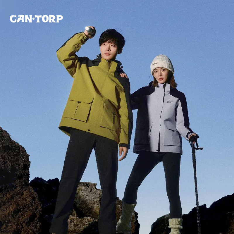 刘轩丞明星同款户外防风防水保暖透气三合一冲锋衣外套T242594009