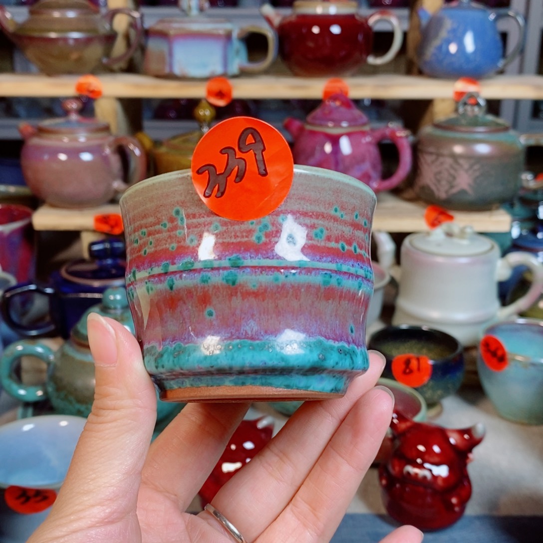神后钧瓷手工，茶器